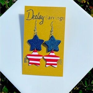 USA Handmade polymer Clay Earrings